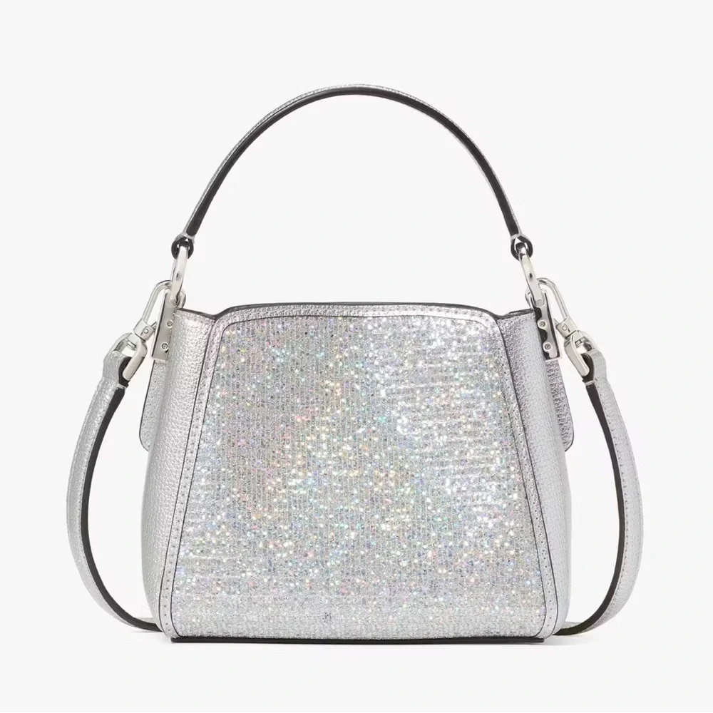 NWT KATE SPADE Phoebe Glitter Mini‎ Top Handle Crossbody